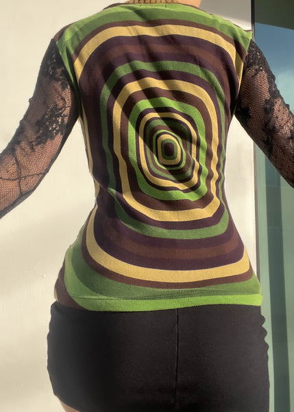 Trippy Knit & Lace Custo (M)