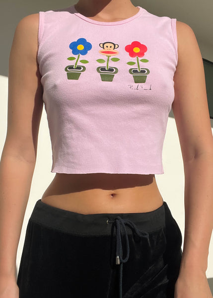 Y2k Paul Frank Flower Tank (S)