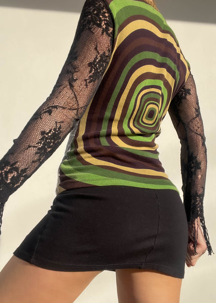 Trippy Knit & Lace Custo (M)