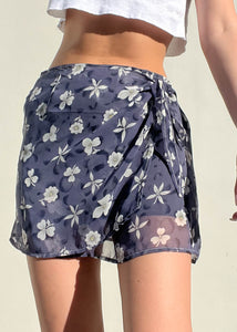 90’s Floral Wrap Skort (M)