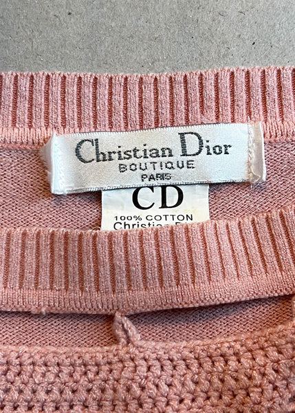 Vintage Dior Nameplate Knit (S)