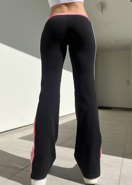 Y2k Pink & Black Pants (S-M)