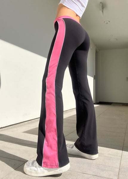 Y2k Pink & Black Pants (S-M)
