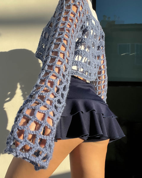 Periwinkle Crochet Knit (S-M)