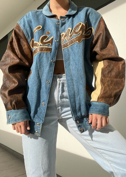 Kings 90's Color-Block Denim Jacket