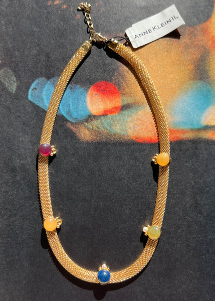 90’s Multicolored Stone Choker