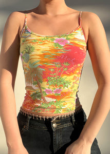 90's Aloha Print Tank (S)