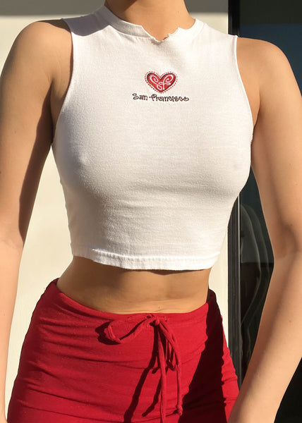 Y2k San Fransisco Heart Tank (XS)