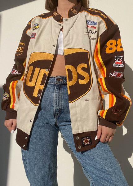 90's UPS Racer Jacket (L)