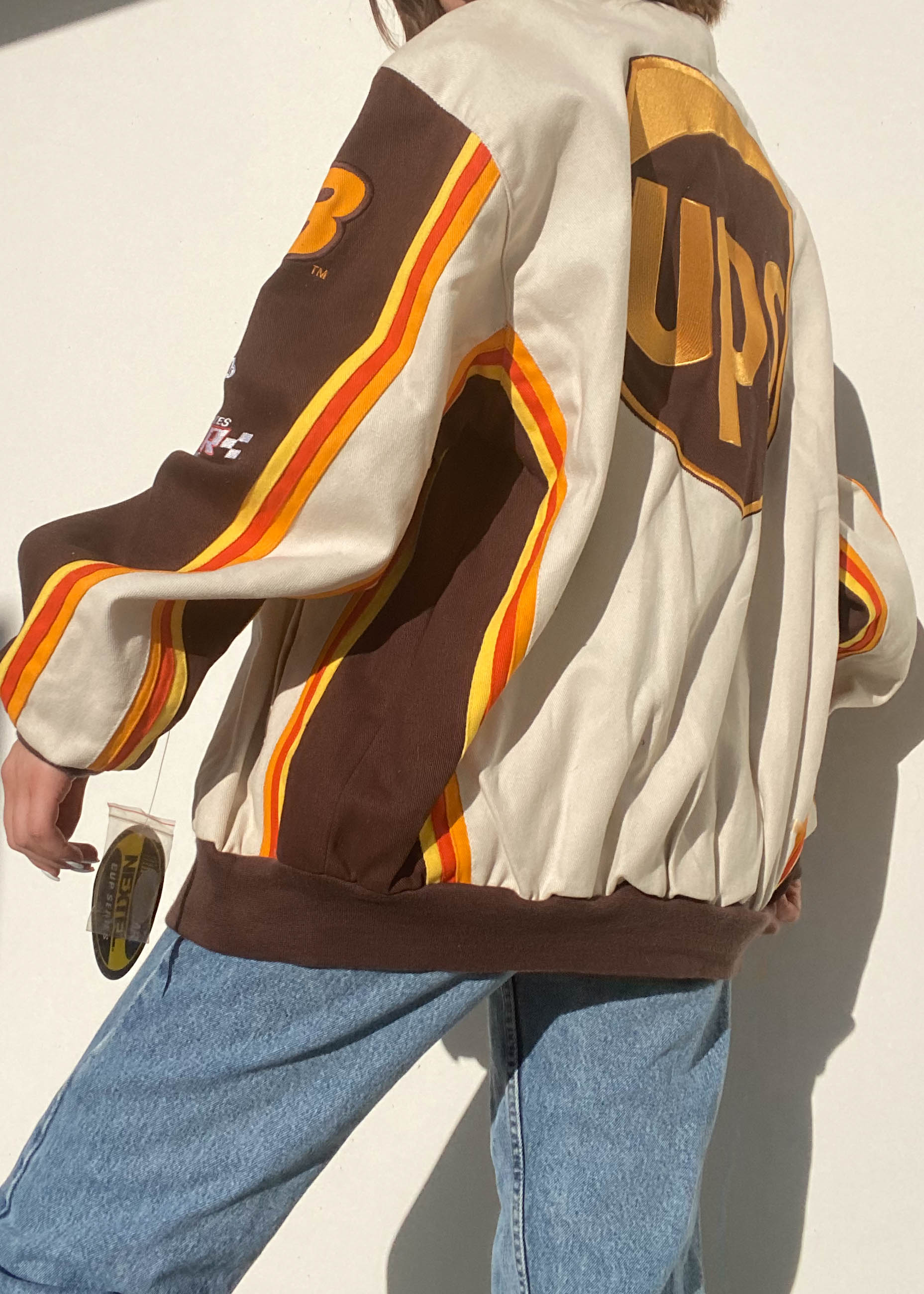 90's UPS Racer Jacket (L) – Retro and Groovy