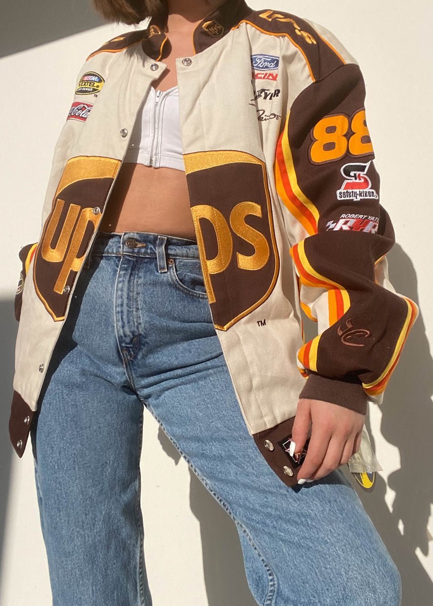 90's UPS Racer Jacket (L) – Retro and Groovy
