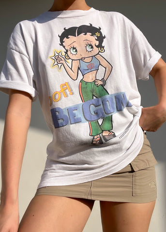 1998 Betty Boop Pastel Graphic Tee (L)