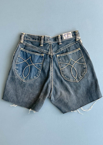 70's Denim Wrangler Shorts (25")