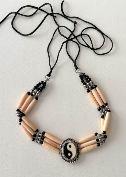 Vintage Yin & Yang Choker