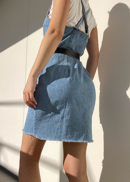 90's Paris Blues Denim Dress (M)