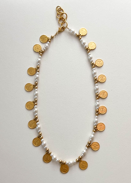 AK Gold Coins Necklace