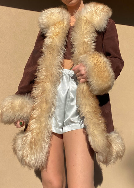 Penny Lane Fur Trim Jacket (M)