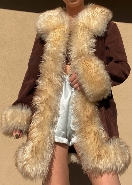 Penny Lane Fur Trim Jacket (M)