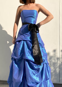 90's Iridescent Cerulean Gown (S)