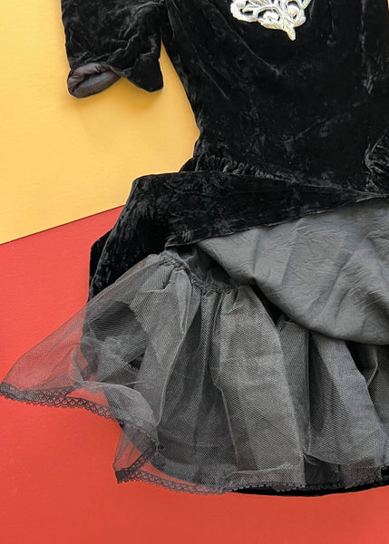 80's Velvet Mini Dress (XXS)