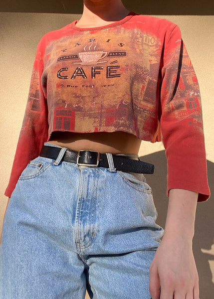 90's Cafe 3/4 Sleeve (S-M)