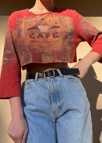 90's Cafe 3/4 Sleeve (S-M)