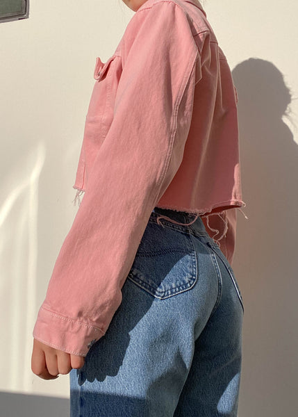 Bianca Y2k Pink Denim Jacket (M)