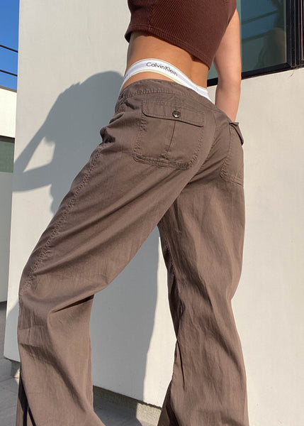 Brown Low Rise Pants (Sz 12)