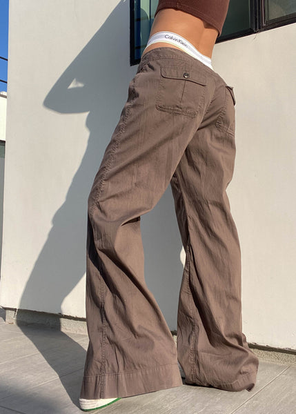 Brown Low Rise Pants (Sz 12)