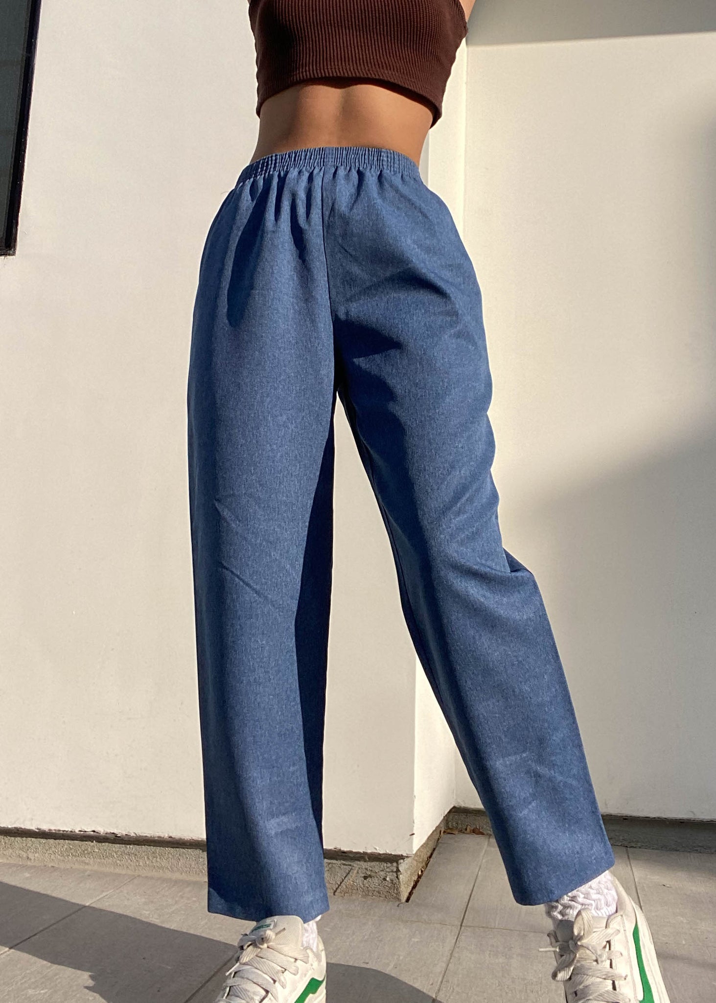 80’s Blue Trousers (25-28”)