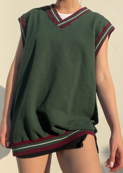 90's Forest Varsity Style Vest (XL)