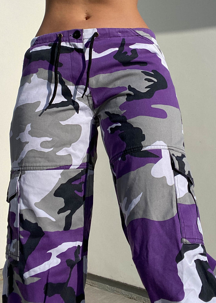 Purple Camo Cargo Pants are dropping next week 🔥🔥 along with some other  new drops 🤫💥