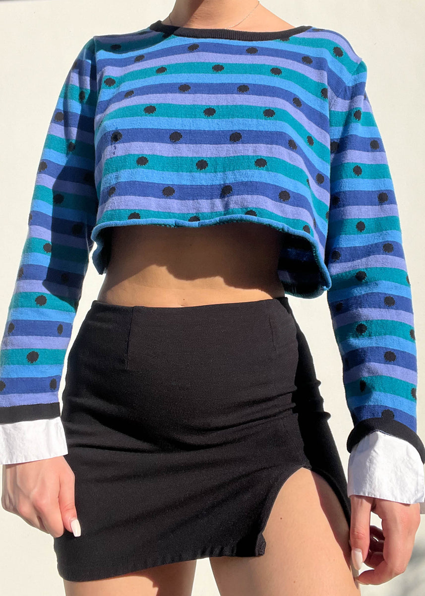 Y2k Stripes & Spots Long Sleeve (S) – Retro and Groovy