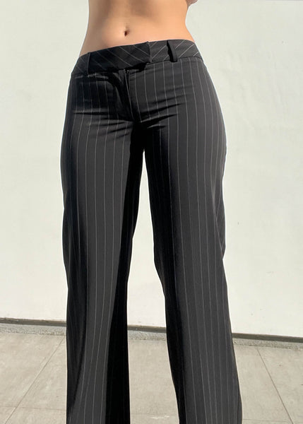 Y2k Bebe Pinstripe Trousers (2)