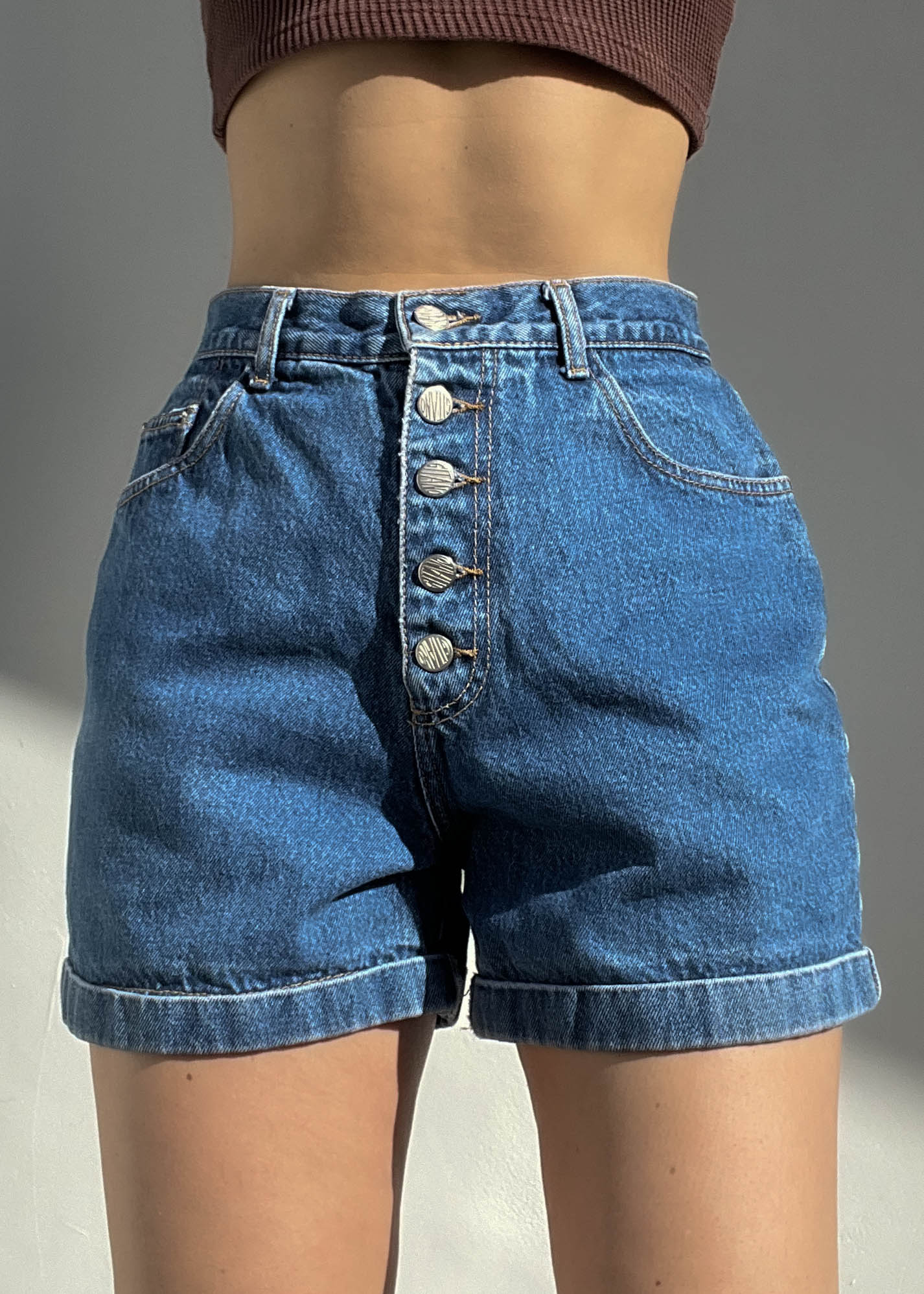 Gitano Button-Fly Denim Shorts (28-29”)