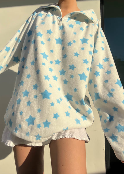 Blue Stars Fleece 1/4 Zip