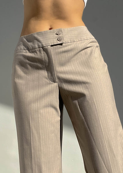 Y2k Coco Pinstripe Trousers (31”)