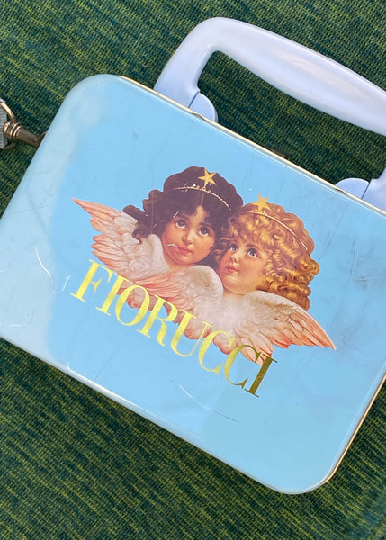 Vintage Blue Fiorucci Box Bag