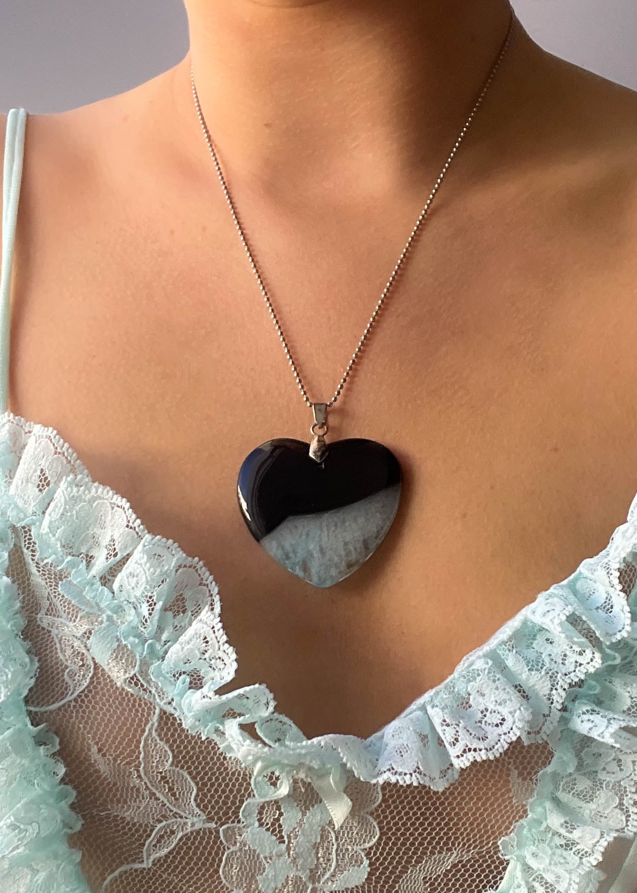 Harmony Stone Heart Necklace