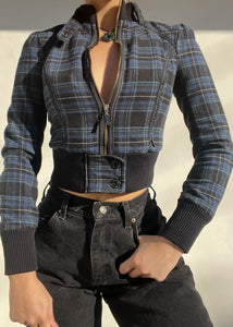 Y2k Plaid Guess Jacket (S)