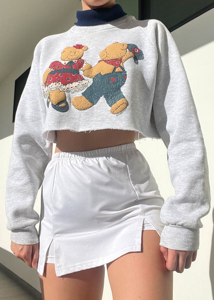 80's Dancing Teddies Layered Pullover (S-M)