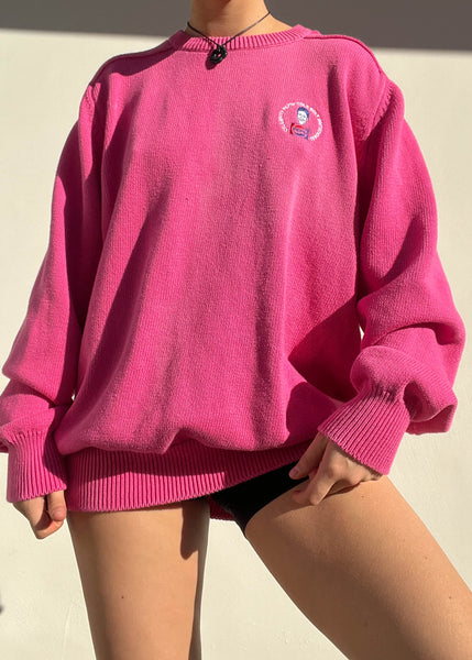 80's Pink Pepsi Sweater (L-XL)