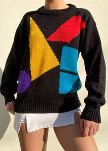 80's Shapes Sweater (M)