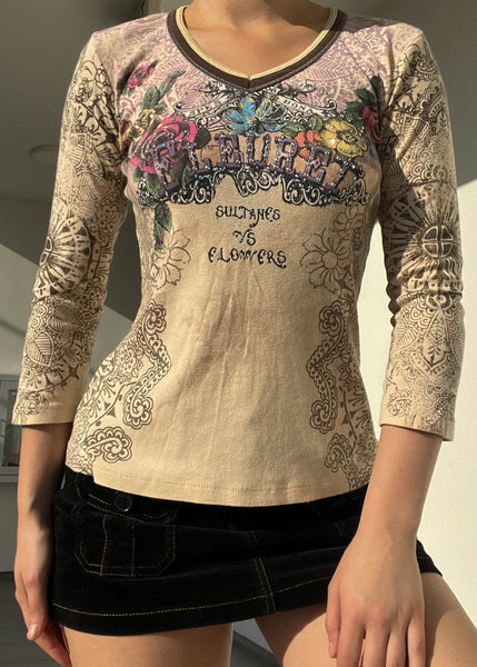 2000's Fleuret Graphic 3/4 Sleeve (S)