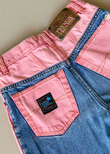 90's Bubblegum Denim Shorts