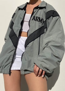 90's Army Windbreaker Jacket (M-L)