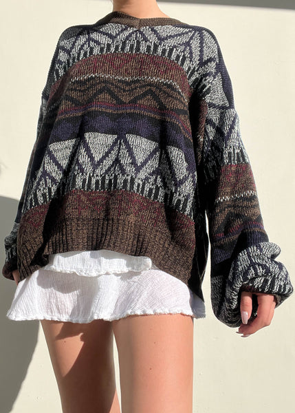 80's Tribal Grandpa Sweater (XXL)