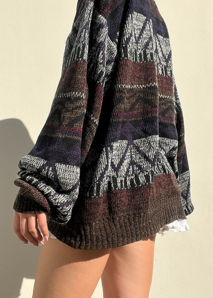 80's Tribal Grandpa Sweater (XXL)