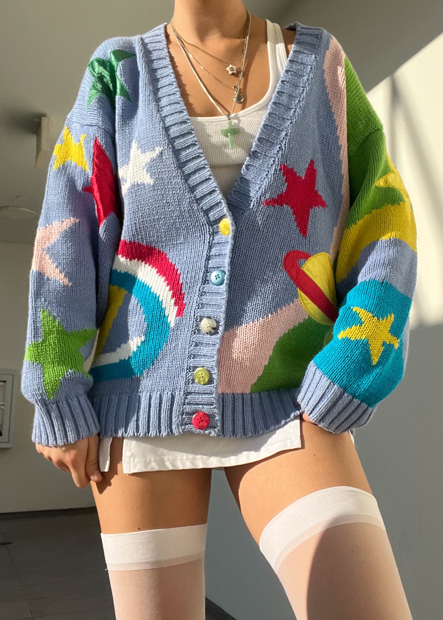 80's Space Cardigan (L)