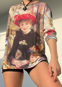 90's Victorian Portait Knit (L-XL)